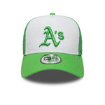 New Era Athletics MLB League Essential Open Green 9FORTY A-Frame Trucker sapka