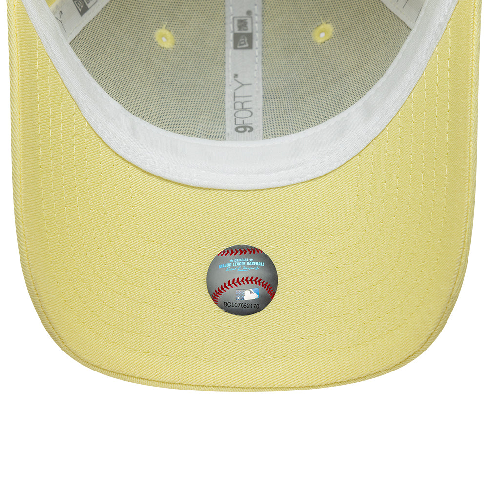 New Era LA Dodgers MLB Team Outline Pastel Yellow 9FORTY baseball sapka
