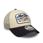New Era Light Beige 9FORTY M-Crown A-Frame Trucker sapka
