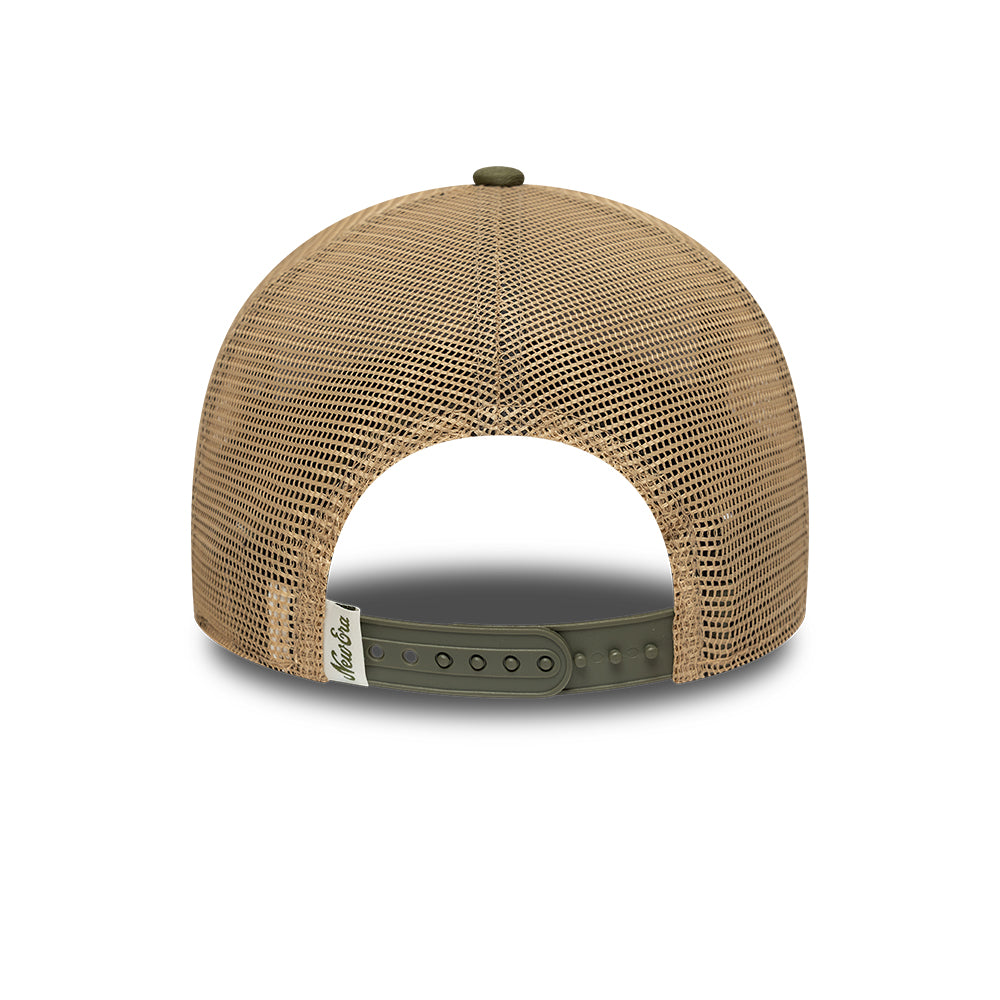 New Era Dark Green 9FORTY M-Crown A-Frame Trucker sapka