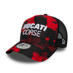 New Era Ducati Motor Camo Black 9FORTY E-Frame Trucker sapka