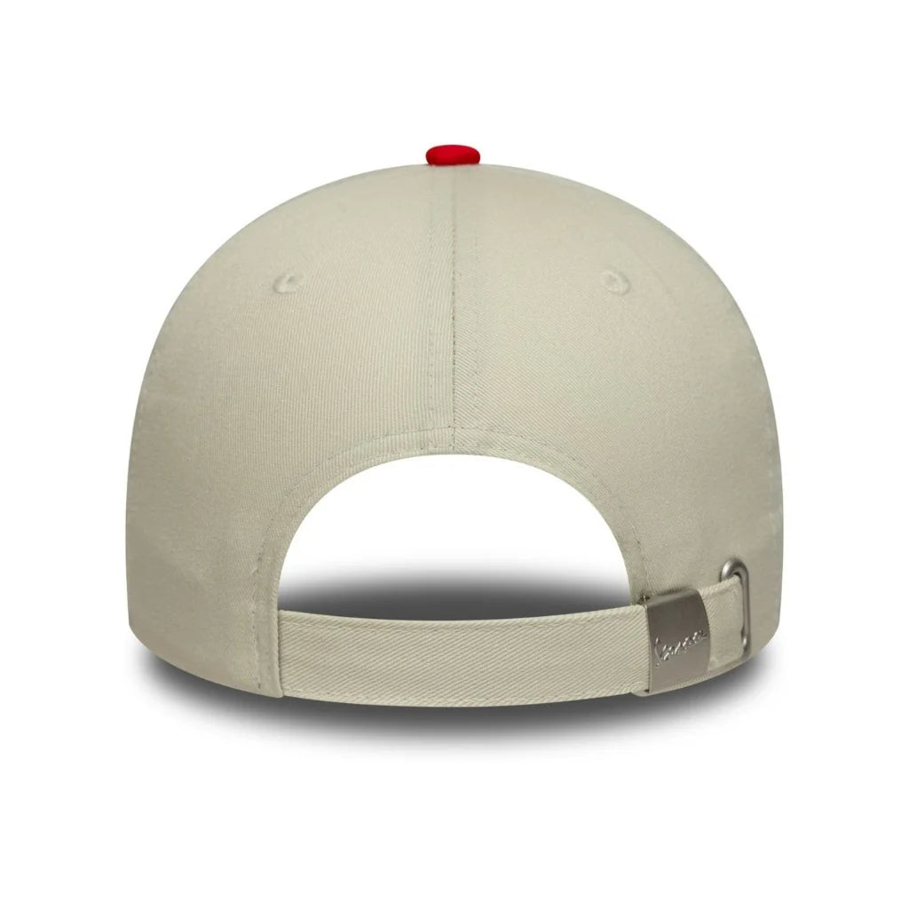 New Era Vespa Contrast Visor Cream Scarlet 9FORTY Baseball sapka