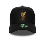 New Era Liverpool FC Iridescent Black 9FORTY A-Frame Trucker sapka
