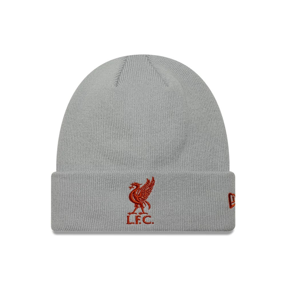 New Era Liverpool FC Grey Cuff Knit Beanie kötött sapka