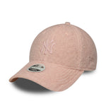 New Era Yankees Womens MLB Winter Borg Pastel Pink 9FORTY női baseball sapka