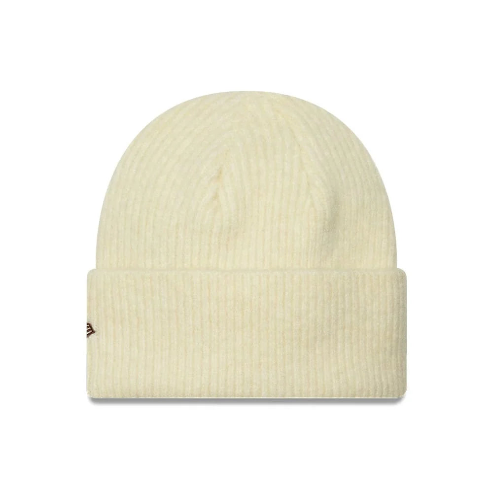 New York Yankees Womens MLB Wide Cream Cuff Knit Beanie női kötött sapka