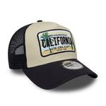 New Era Cali Licence Plate Navy 9FORTY A-Frame Trucker sapka