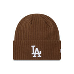 New Era LA Dodgers MLB Wide Brown Cuff Knit Beanie kötött sapka