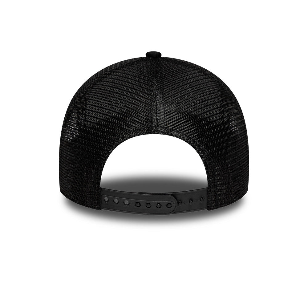 New Era FC Barcelona Black Gold Black 9FORTY A-Frame Trucker sapka