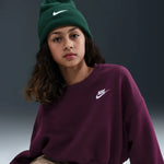 Nike Sportswear Club Fleece Gi bordó pulóver