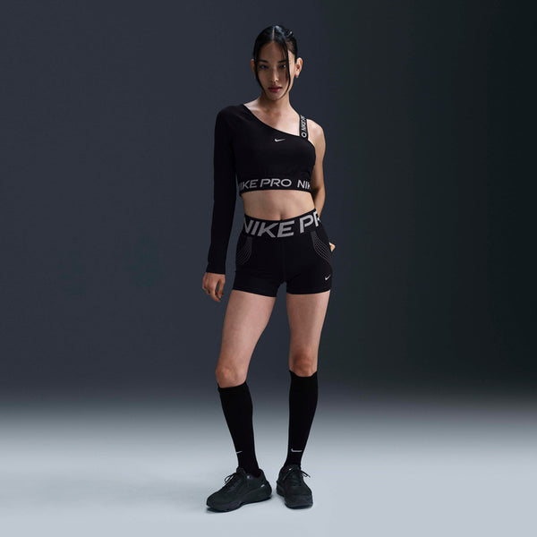 Nike W Np Df Shine Crop Top Sportmelltartó