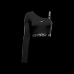 Nike W Np Df Shine Crop Top Sportmelltartó