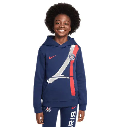 Nike Paris Saint-Germain Club Fleece kapucnis pulóver, gyerek