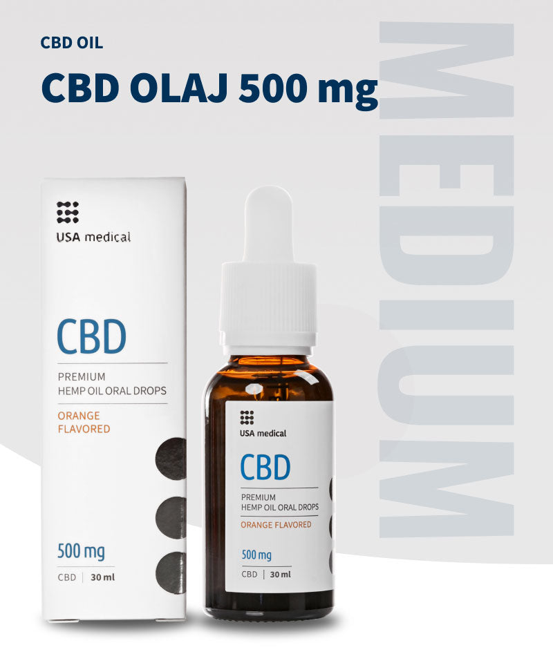 UsaMedical USA medical CBD Olaj 500 mg | 30 ml