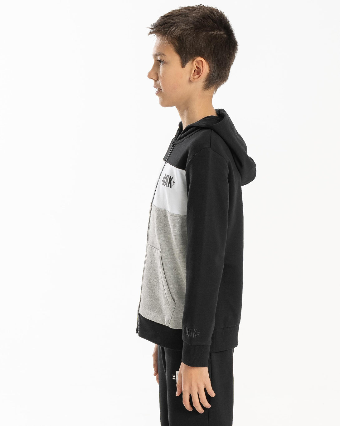 Dorko Lino Zipped Sweater Boy kapucnis pulóver 