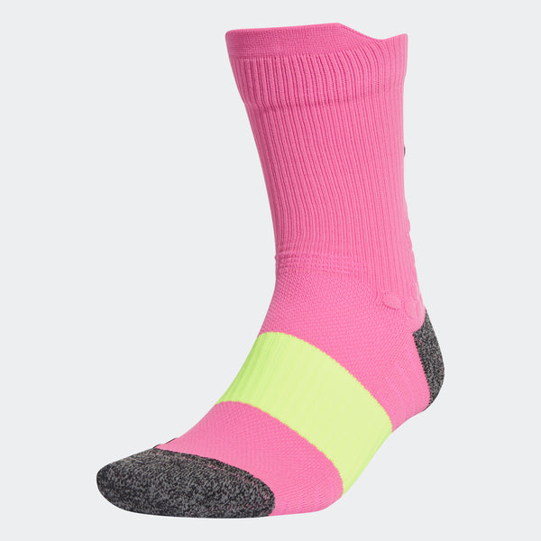 Adidas Pink Running Ultralight Crew Performance zokni, női