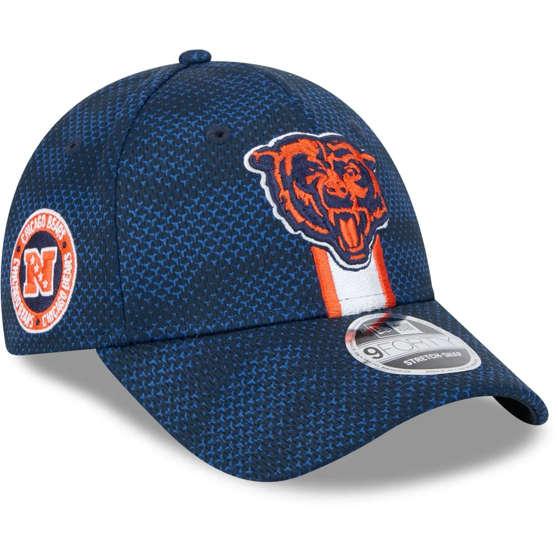 New Era Chicago Bears NFL Sideline 2024 Blue 9FORTY Stretch Snap baseball sapka - Sportmania.hu