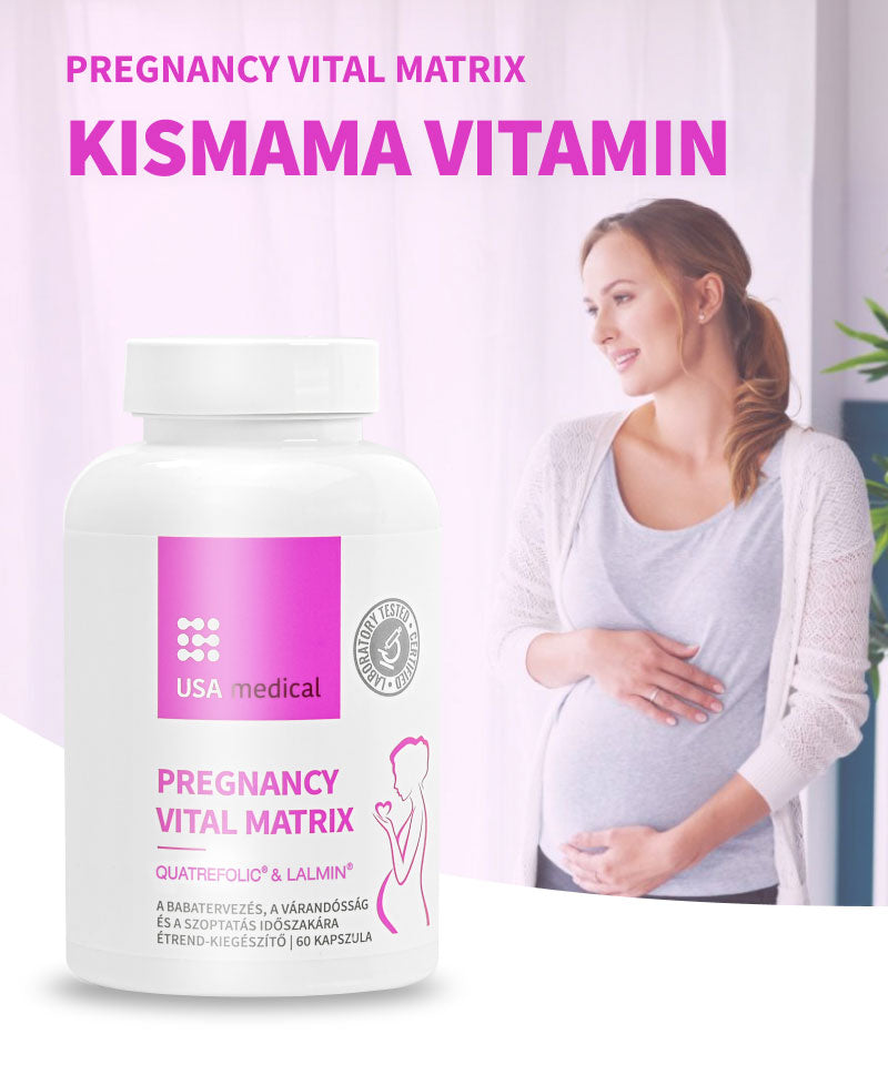 UsaMedical Terhes vitamin kismamáknak kapszula 60 db