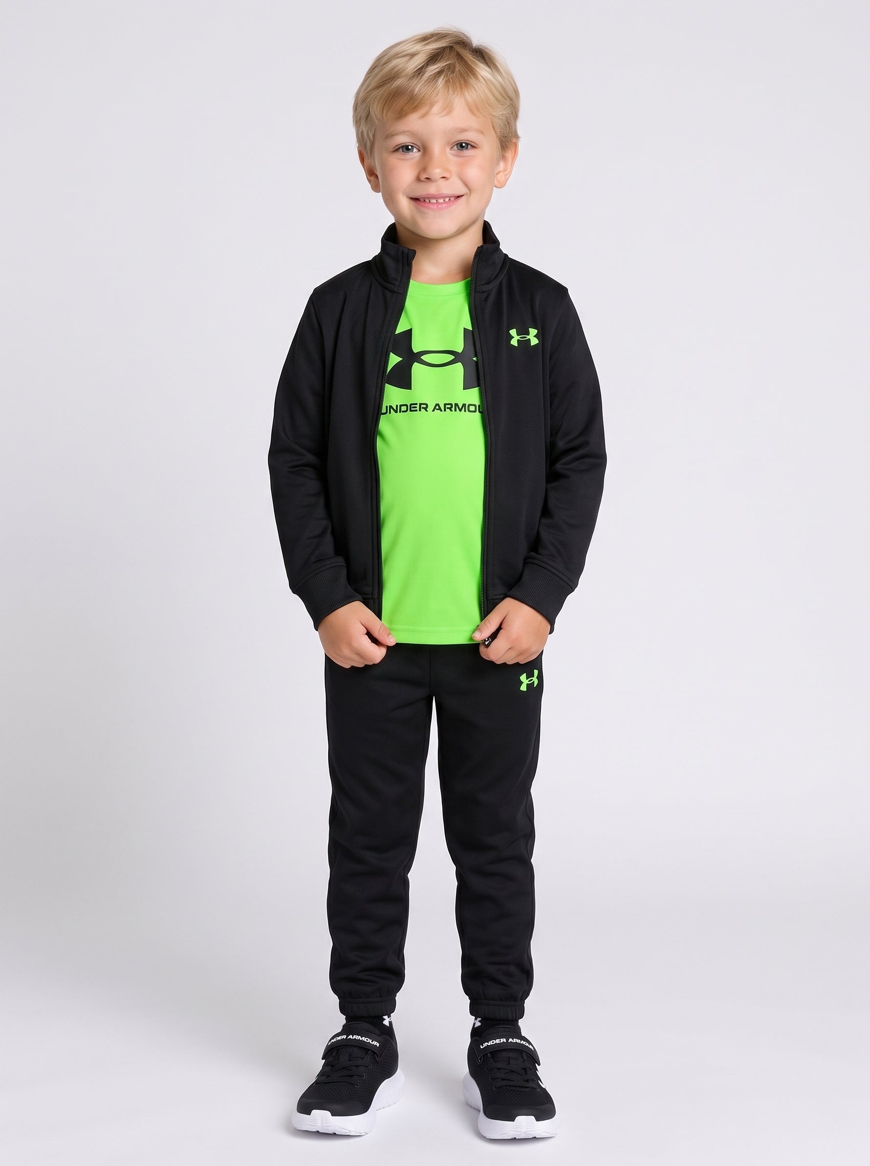 Fiú szett Under Armour UA 3PC BRAWLER TRACK SET