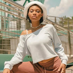 Adidas 2000 Luxe Slouchy női Pulóver