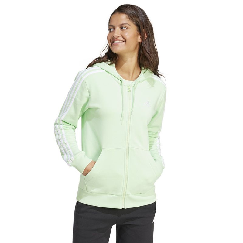 adidas 3 Stripes FL Full-Zip HD sweatshirt W női pulóver IR6077