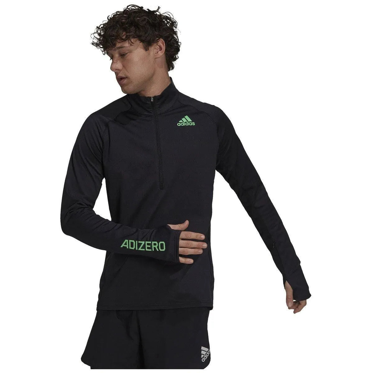 Adidas ADIZERO 1/2 ZIP zip férfi pulóver