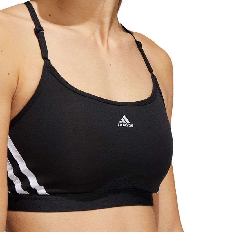 adidas Aeroreact Training Light-Support 3-Stripes Bra W HC7862 Sportmelltartó - Sportmania.hu