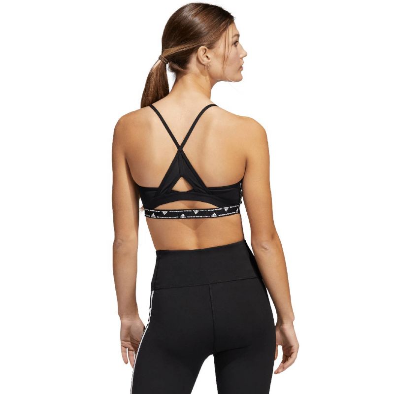 adidas Aeroreact Training Light-Support 3-Stripes Bra W HC7862 Sportmelltartó - Sportmania.hu