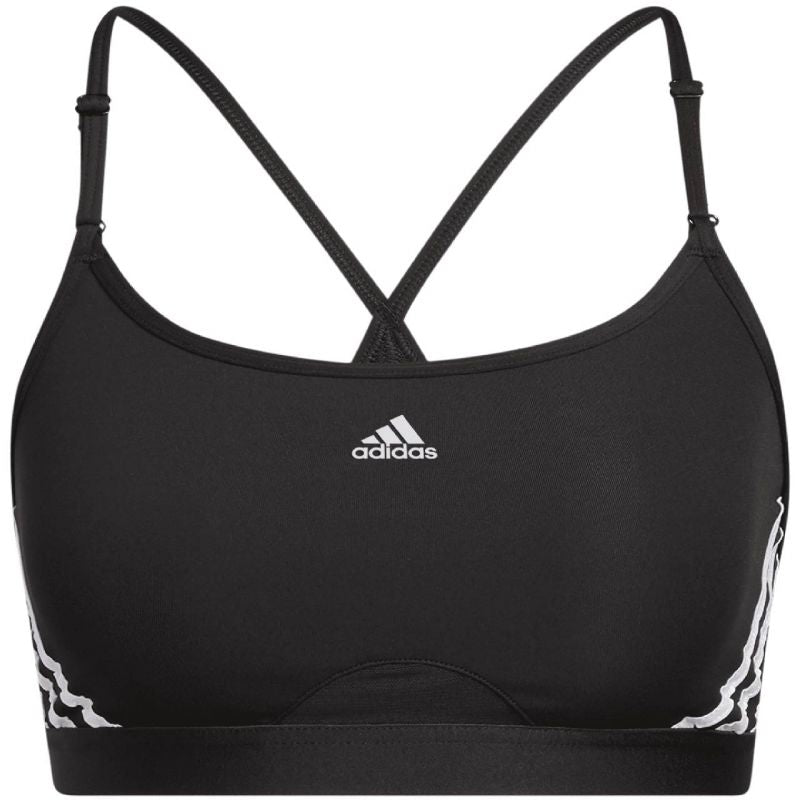 adidas Aeroreact Training Light-Support 3-Stripes Bra W HC7862 Sportmelltartó - Sportmania.hu