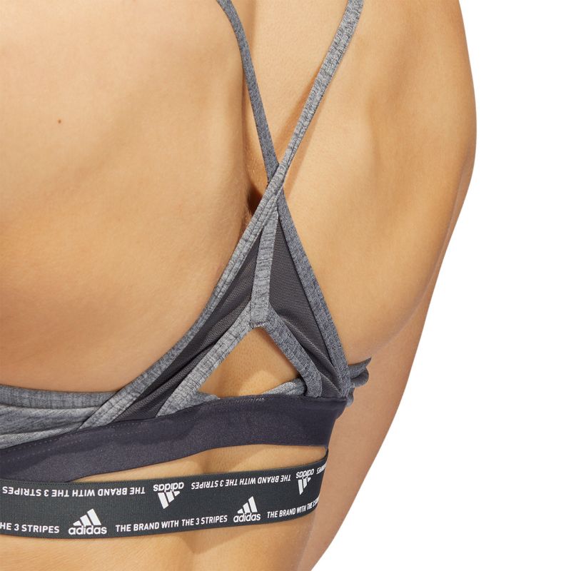 adidas Aeroreact Training Light-Support 3-Stripes Bra W HC7870 sports bra Sportmelltartó - Sportmania.hu