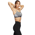 adidas Aeroreact Training Light-Support 3-Stripes Bra W HC7870 sports bra Sportmelltartó - Sportmania.hu