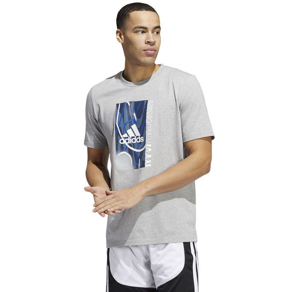 Adidas Badge of Sport Courts Tee M HK6726 Póló Ruházat Póló - Sportmania.hu