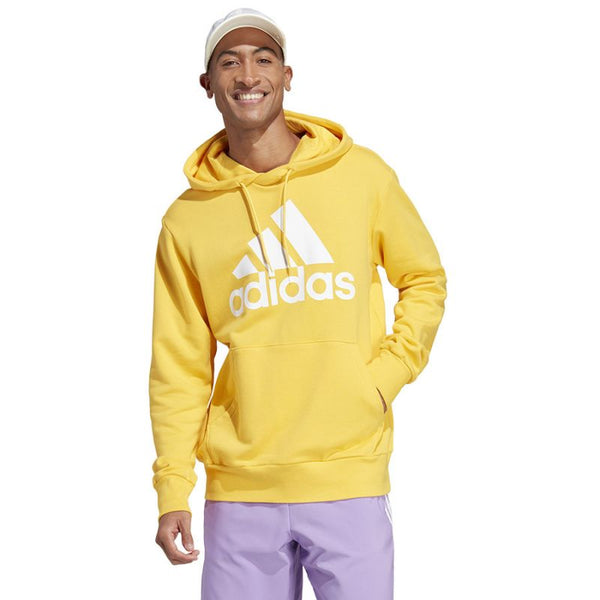 Adidas Big Logo Hoody FT kapucnis pulóver, sárga, férfi Pulóver