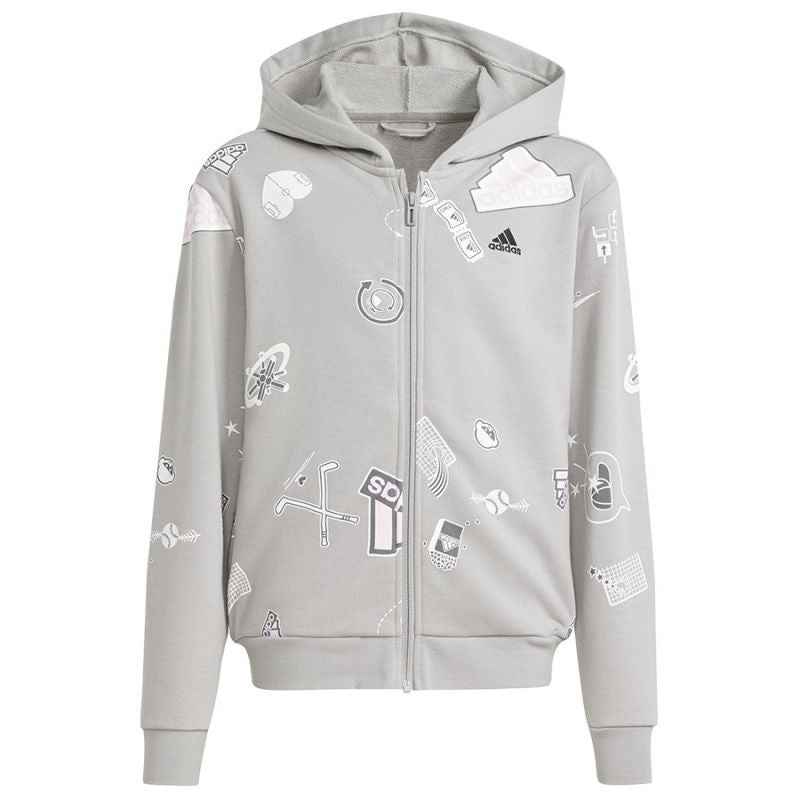 Adidas Biuv Zip Hoodie Jr IS3755 sweatshirt - Sportmania.hu