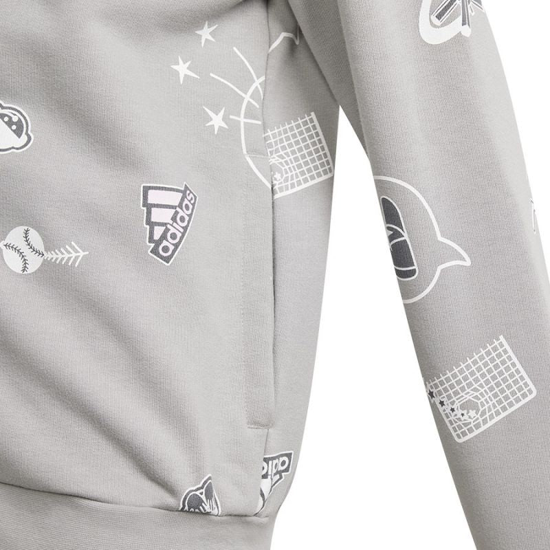 Adidas Biuv Zip Hoodie Jr IS3755 sweatshirt - Sportmania.hu