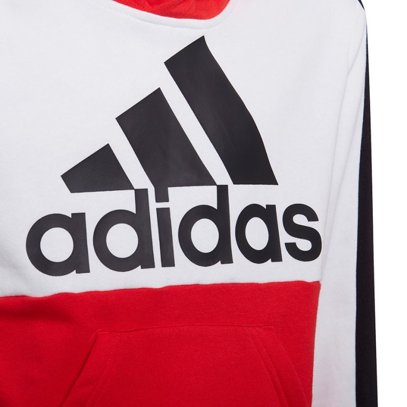 Adidas Colorblock Fleece Hoodie Jr HC5657 sweatshirt Pulóver - Sportmania.hu