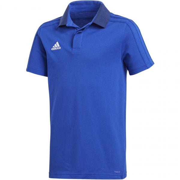 Adidas Condivo 18 Cotton Polo Junior CF4372 football jersey Ruházat Galléros póló