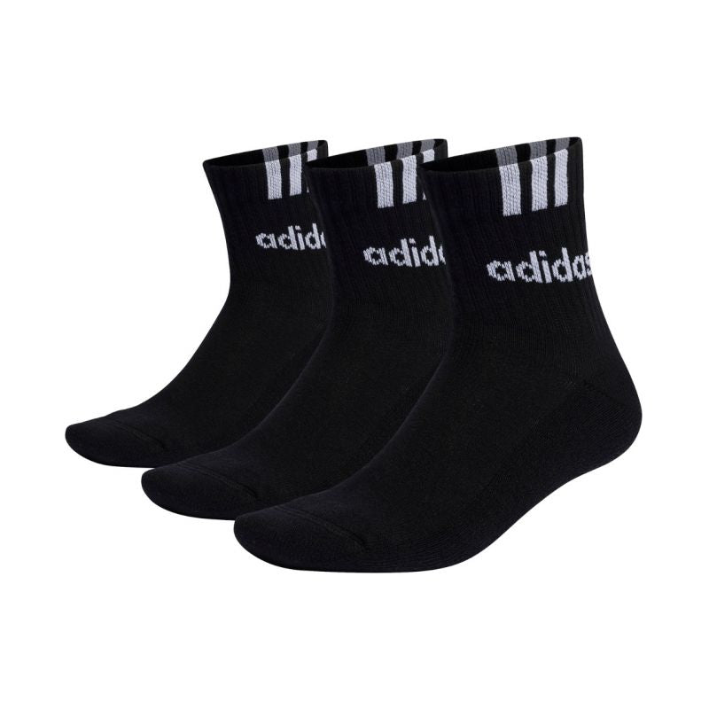 adidas Cushioned 3-Stripes Linear Half-Crew Zokni IC1294
