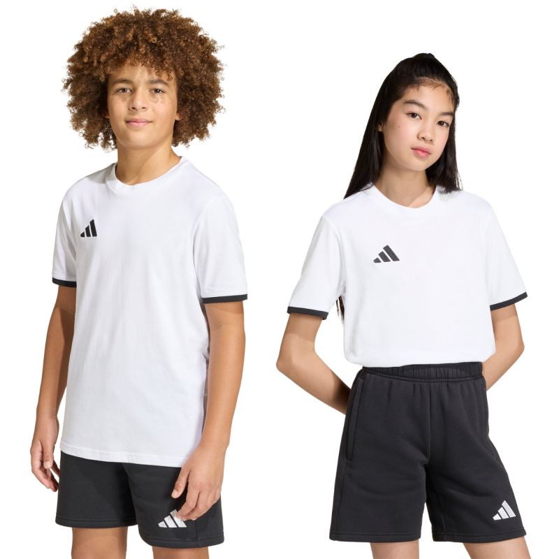 adidas Entrada 26 Tee white gyerek póló JZ6670
