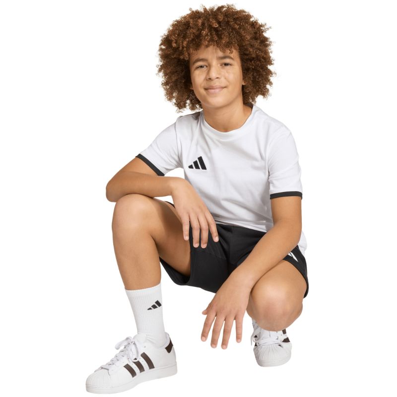 adidas Entrada 26 Tee white gyerek póló JZ6670