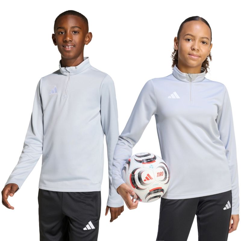 adidas Entrada 26 Training Top light gray kids sweatshirt gyerek pulóver JZ6637