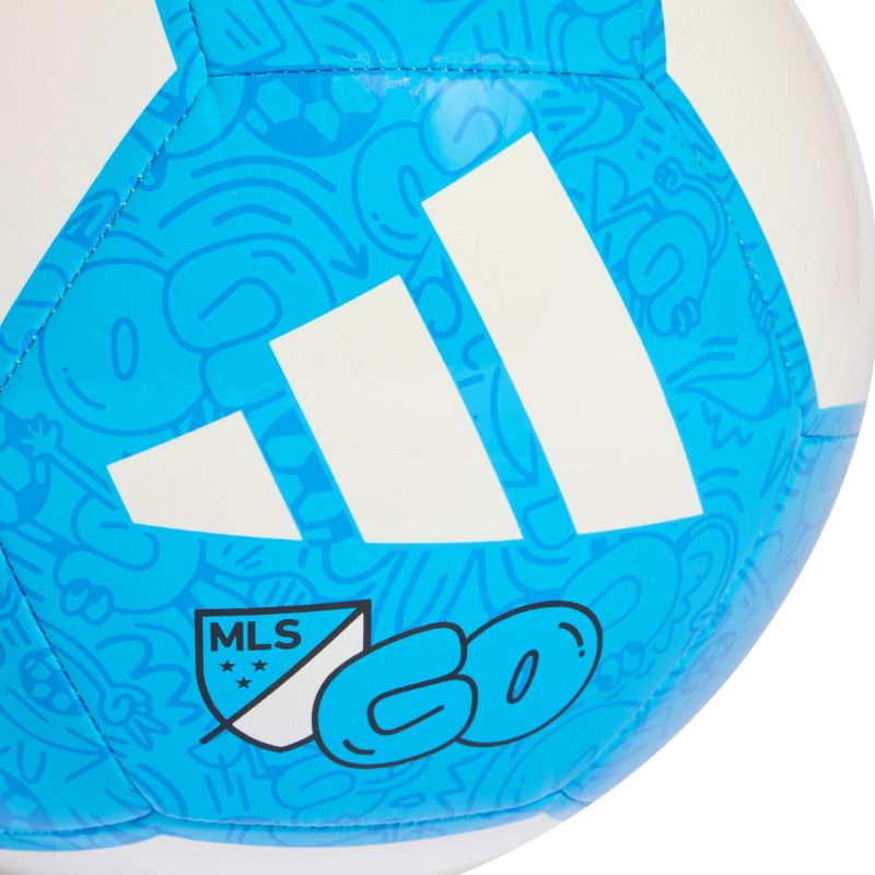 adidas EPP Club white and kék futball labda KH0307