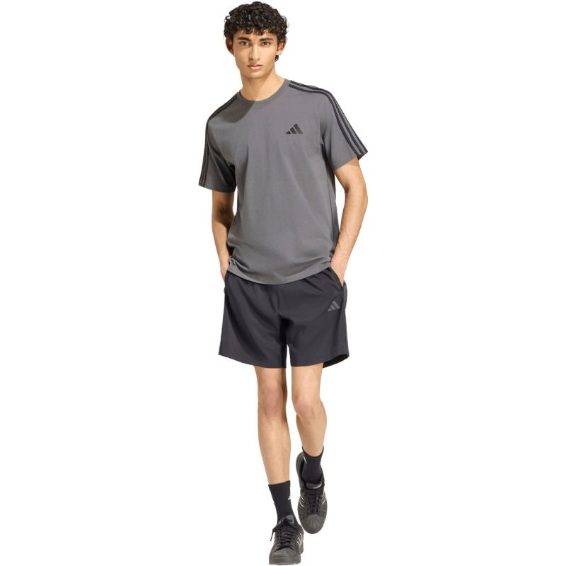 Adidas Essentials 3-Stripes Chelsea Lite Woven férfi rövidnadrág, fekete