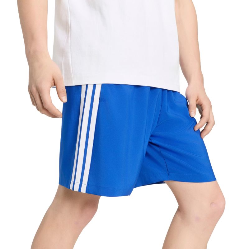 Adidas Essentials 3-Stripes Chelsea Lite Woven férfi rövidnadrág, kék