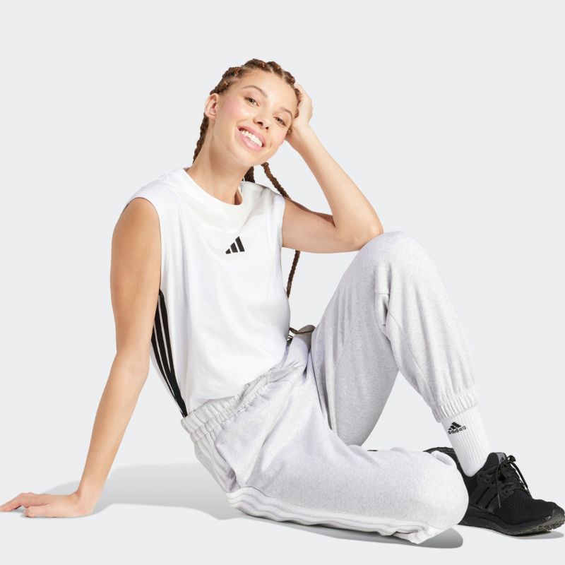 adidas Essentials 3-Stripes Fleece Loose-Fit Pants IN6178 Polár pulóver