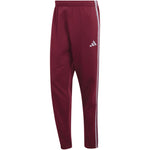 Adidas Essentials 3-Stripes Fleece Tapered Cuffed férfi nadrág, bordó