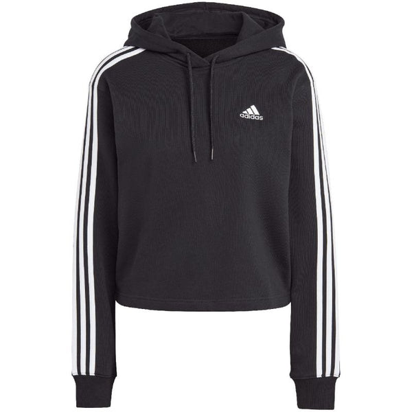adidas Essentials 3-Stripes French Terry Crop Hoodie W IC8767 Kapucnis pulóver - Sportmania.hu