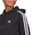 adidas Essentials 3-Stripes French Terry Crop Hoodie W IC8767 Kapucnis pulóver - Sportmania.hu