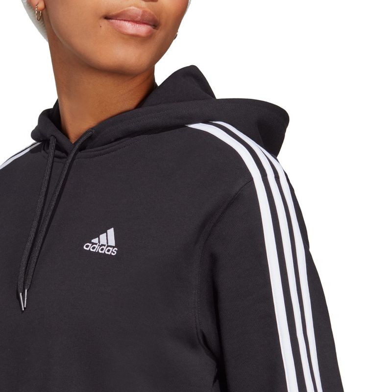 adidas Essentials 3-Stripes French Terry Crop Hoodie W IC8767 - Sportmania.hu