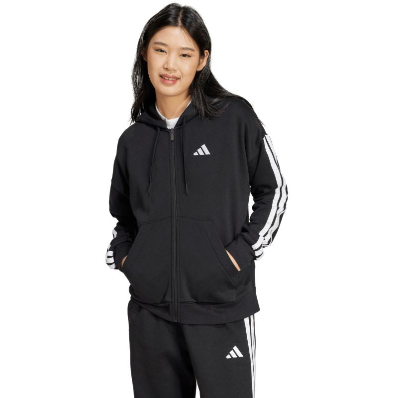 adidas Essentials 3 Stripes Full Zipp W női Kapucnis pulóver JE1283